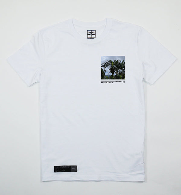T-Shirt BIO SS21 Blanc | 100 à 400m² de forêt sauvés