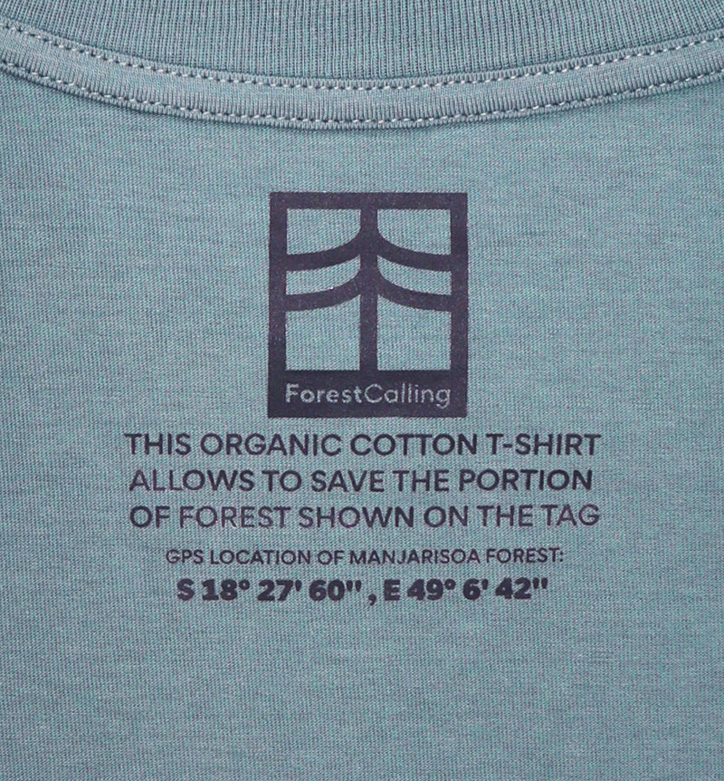 T-Shirt  " 100% Coton Bio " | 100 à 400m² de forêt sauvés