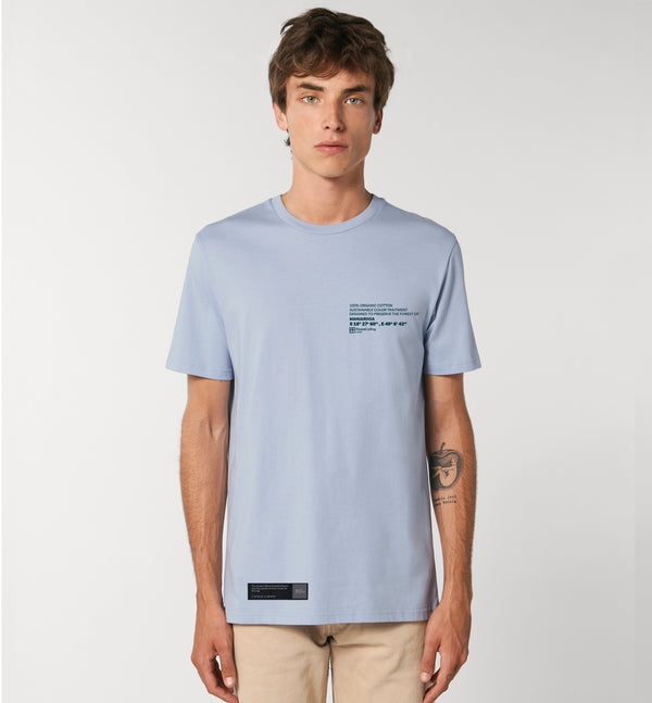 T-Shirt "SERENE BLUE"  | 100 à 400m² de forêt sauvés