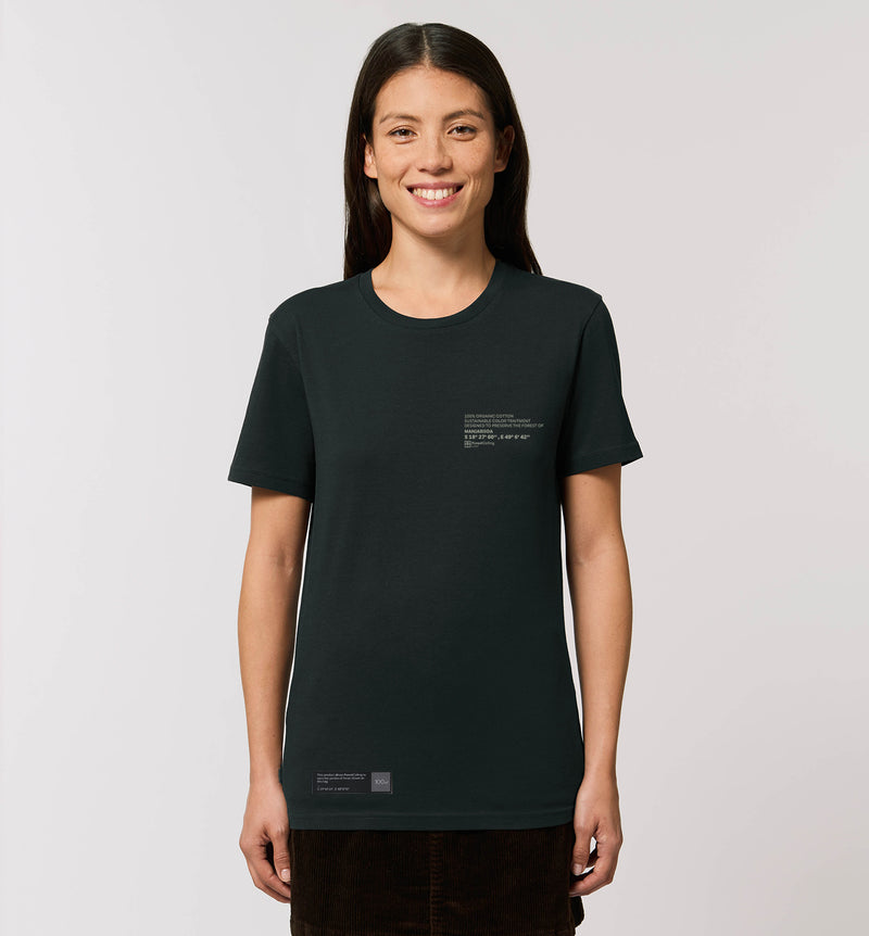 T-Shirt "BLACK"  | 100 à 400m² de forêt sauvés